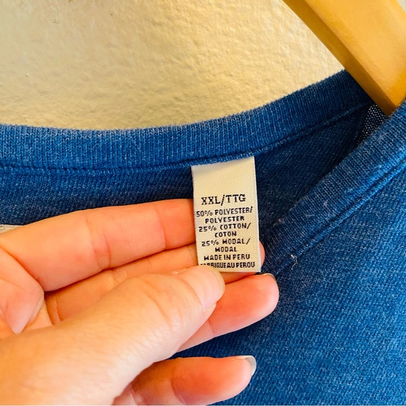 Tommy Bahama Mens V-Neck Pullover Blue - Picture 4 of 5